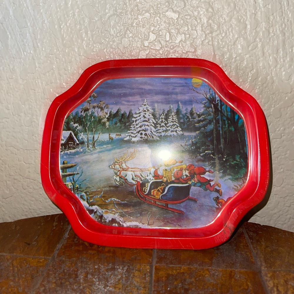 Vintage Santa Tray - Picture 10 of 11